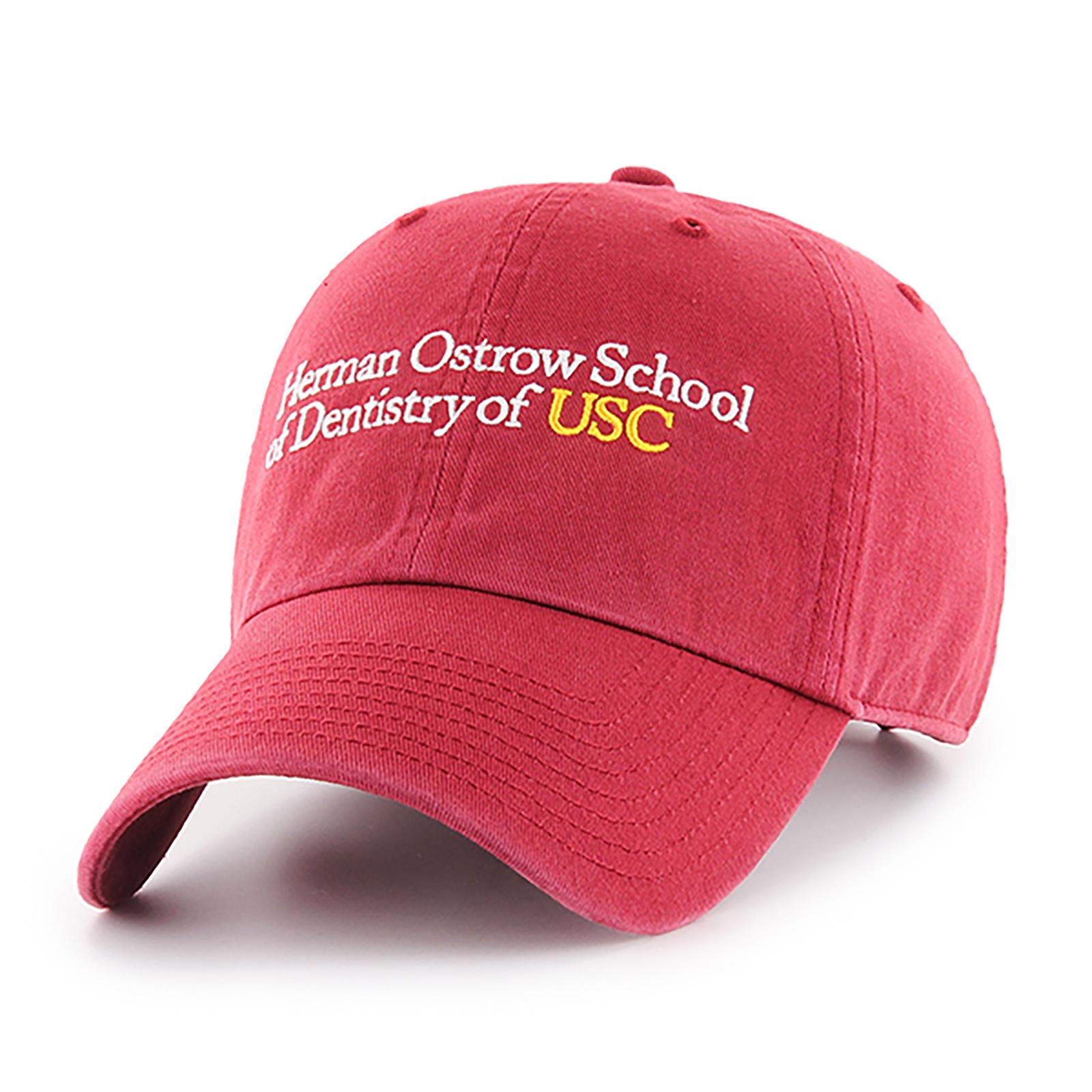 USC Herman Ostrow Dentistry School of Cap Cardinal Fits All image01